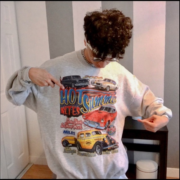 Vintage nascar sweater / vintage car sweater - Picture 2 of 3